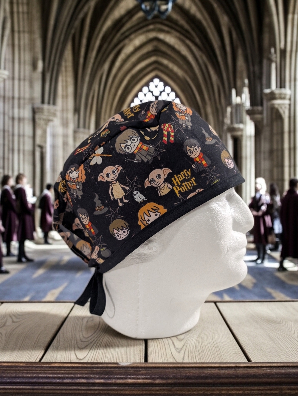 Wizard, HP, Skull Cap, Scrub Cap, Chemo Cap